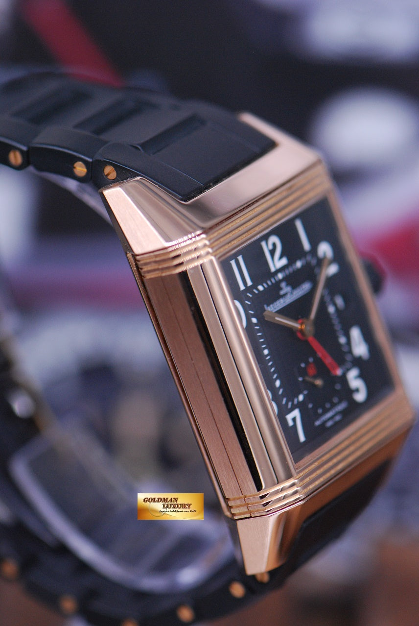 [SOLD] JLC REVERSO SQUADRA HOMETIME 18K ROSE GOLD AUTOMATIC Q7002671 (LNIB)