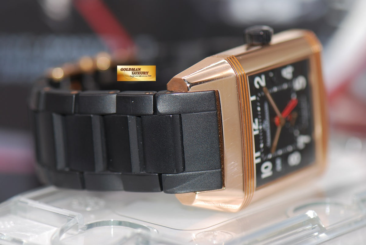 [SOLD] JLC REVERSO SQUADRA HOMETIME 18K ROSE GOLD AUTOMATIC Q7002671 (LNIB)
