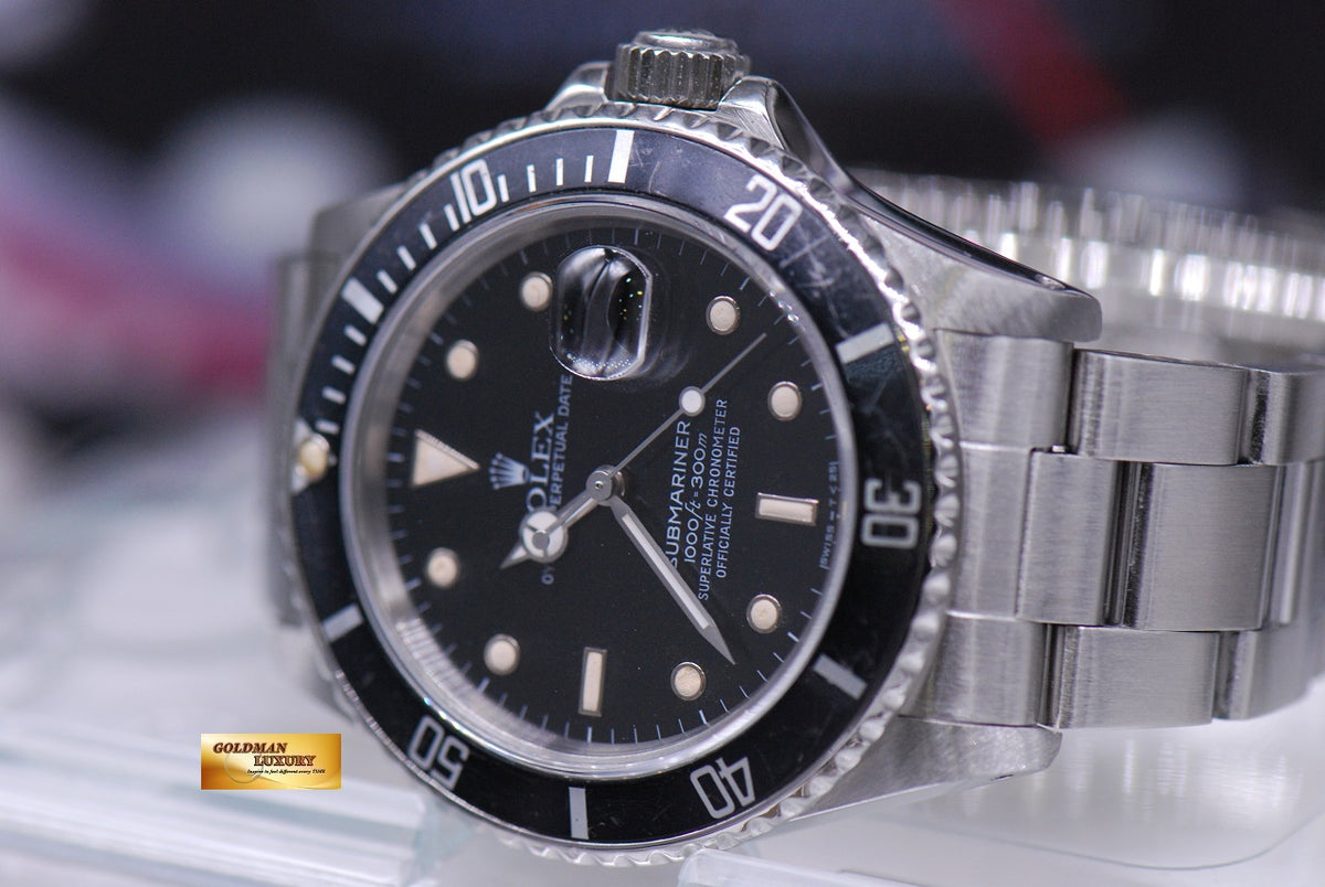 [SOLD] ROLEX OYSTER PERPETUAL SUBMARINER TRANSITIONAL MODEL “TRIPLE ZERO” Ref : 168000 (RARE)