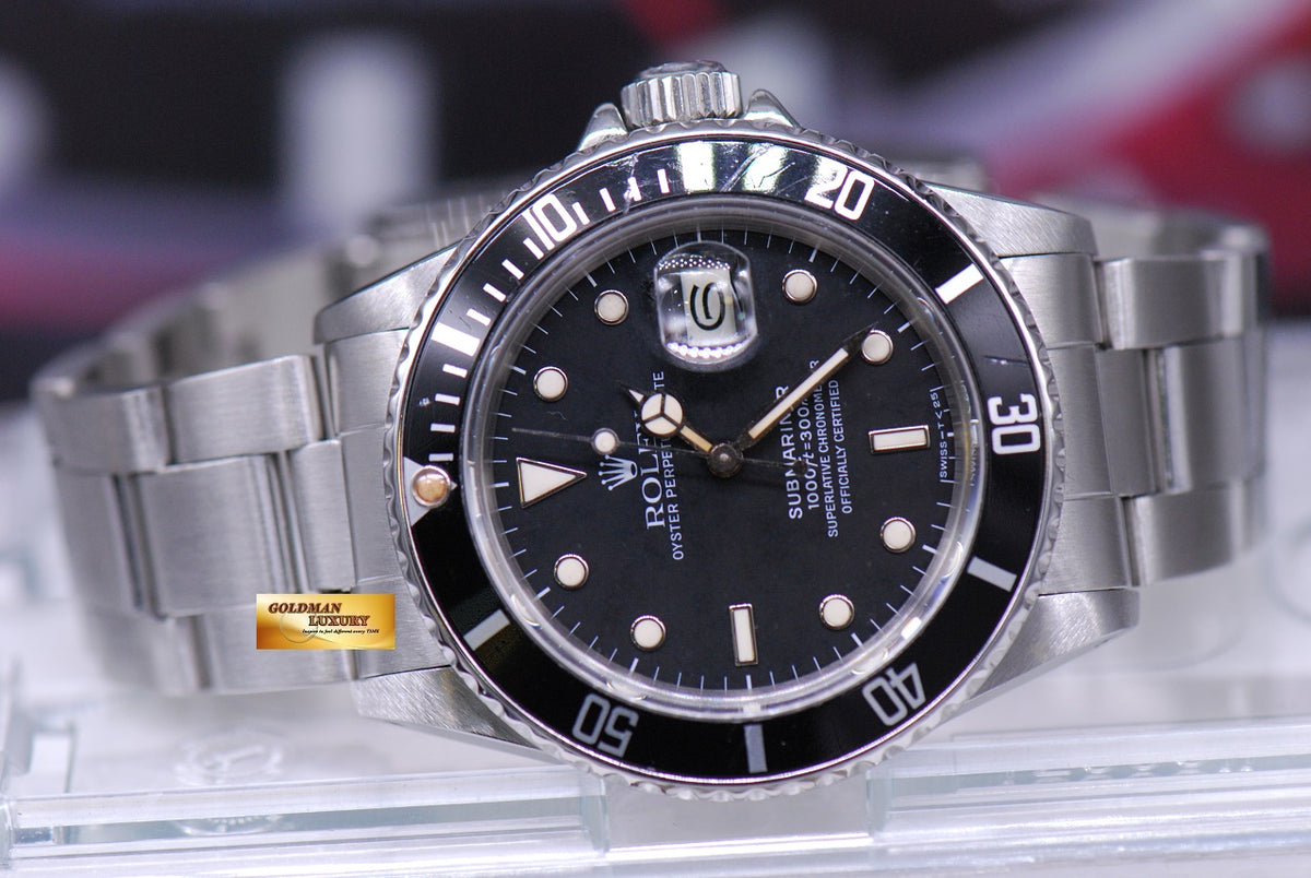 [SOLD] ROLEX OYSTER PERPETUAL SUBMARINER TRANSITIONAL MODEL Ref : 16800 (NEAR MINT)