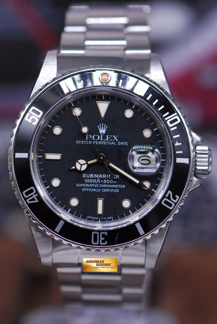 [SOLD] ROLEX OYSTER PERPETUAL SUBMARINER TRANSITIONAL MODEL Ref : 16800 (NEAR MINT)