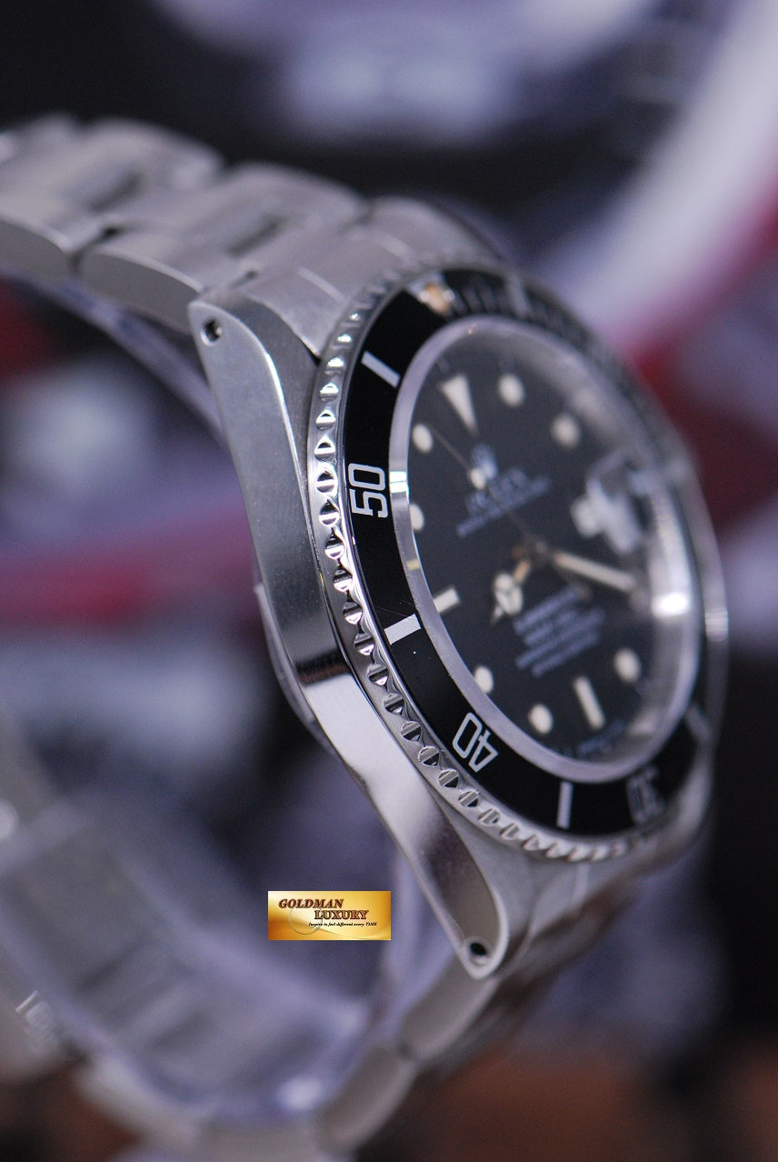 [SOLD] ROLEX OYSTER PERPETUAL SUBMARINER TRANSITIONAL MODEL Ref : 16800 (NEAR MINT)