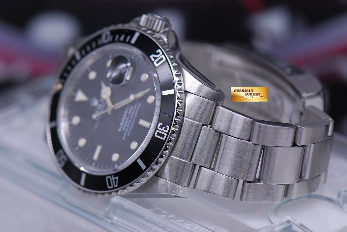 [SOLD] ROLEX OYSTER PERPETUAL SUBMARINER TRANSITIONAL MODEL Ref : 16800 (NEAR MINT)