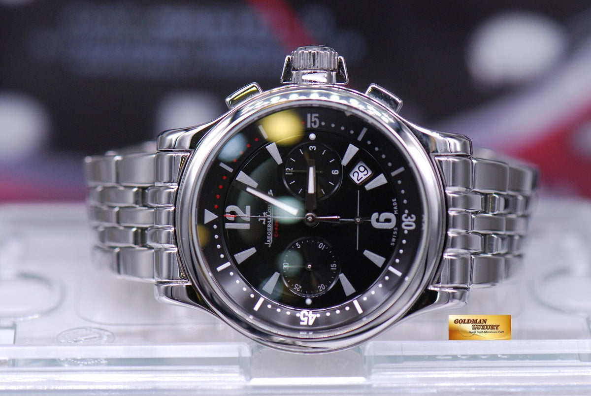 JLC MASTER COMPRESSOR CHRONOGRAPH LADIES QUARTZ 148.8.31 (NEAR MINT)