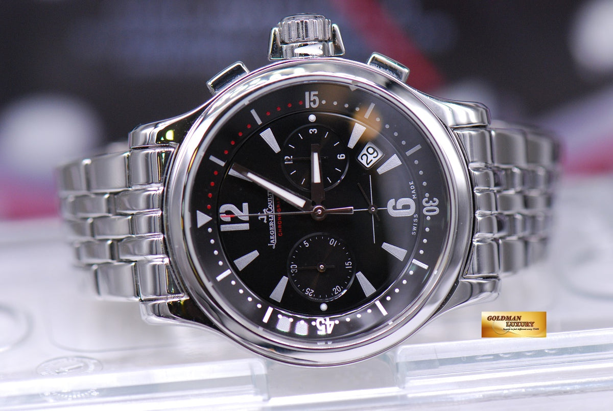 JLC MASTER COMPRESSOR CHRONOGRAPH LADIES QUARTZ 148.8.31 (NEAR MINT)