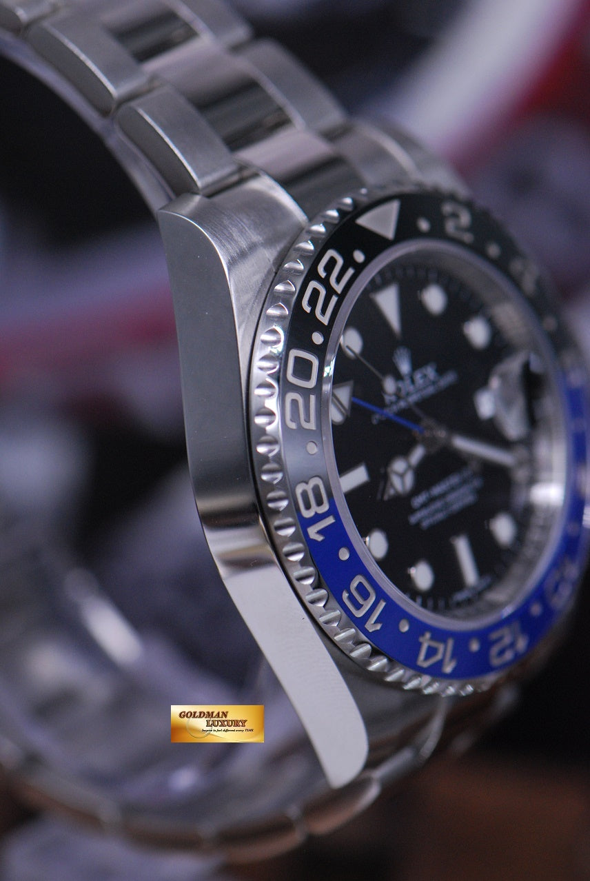 [SOLD] ROLEX OYSTER PERPETUAL GMT-MASTER II "BATMAN" CERAMIC (LOOK NEW IN BOX)