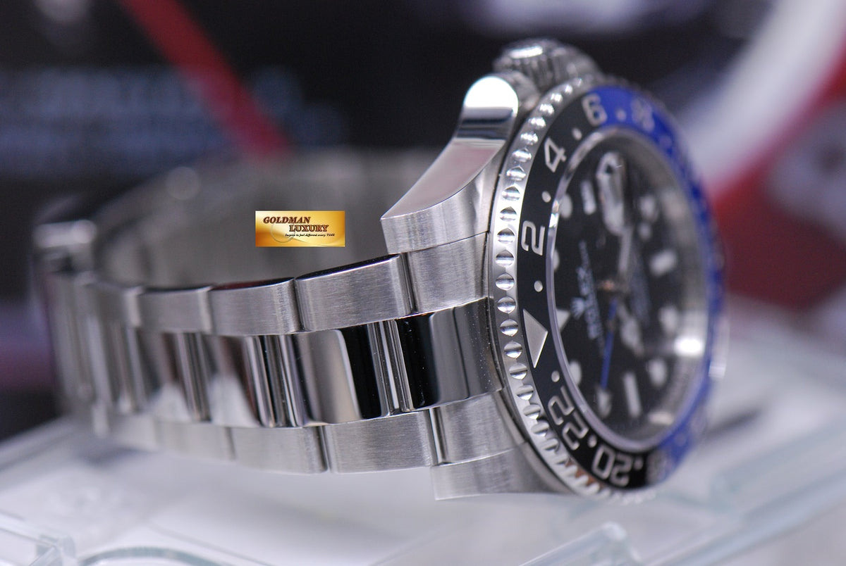 [SOLD] ROLEX OYSTER PERPETUAL GMT-MASTER II "BATMAN" CERAMIC (LOOK NEW IN BOX)