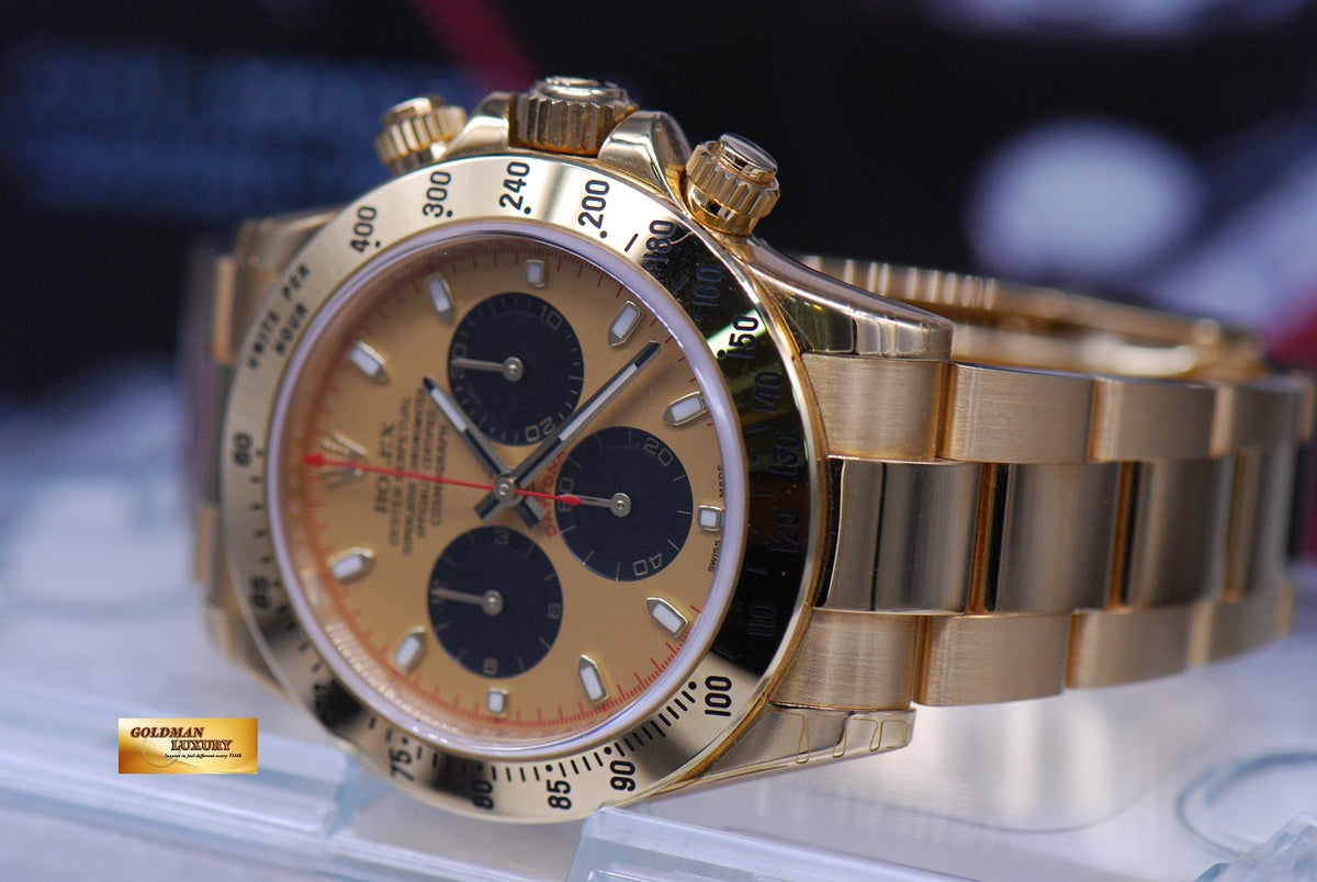 [SOLD] ROLEX OYSTER PERPETUAL DAYTONA 18K YELLOW GOLD Ref : 116528 (MINT) (UNDER 5 YEARS WARRANTY)