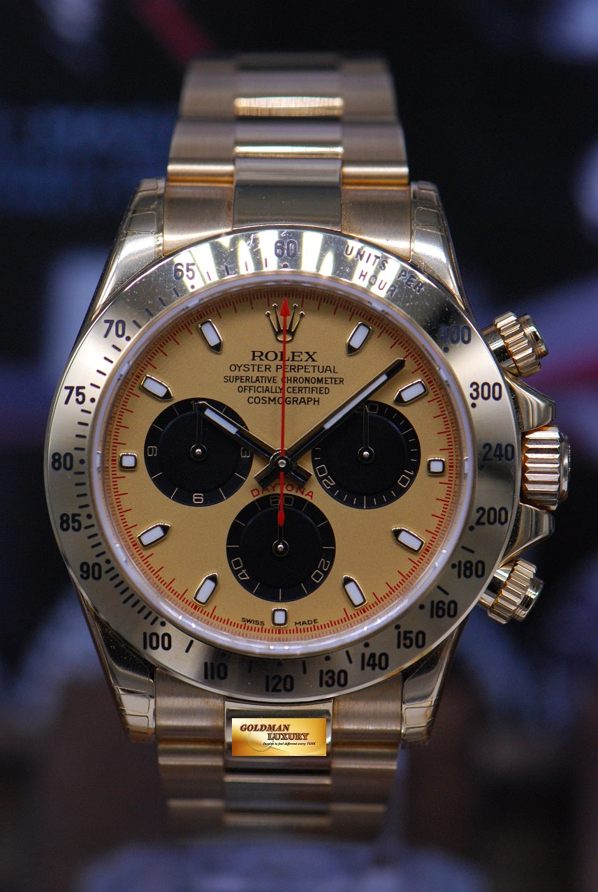 [SOLD] ROLEX OYSTER PERPETUAL DAYTONA 18K YELLOW GOLD Ref : 116528 (MINT) (UNDER 5 YEARS WARRANTY)