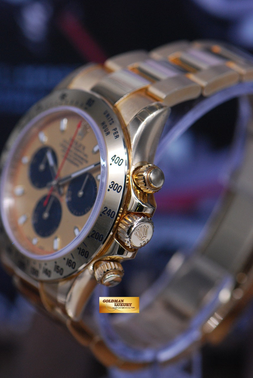 [SOLD] ROLEX OYSTER PERPETUAL DAYTONA 18K YELLOW GOLD Ref : 116528 (MINT) (UNDER 5 YEARS WARRANTY)