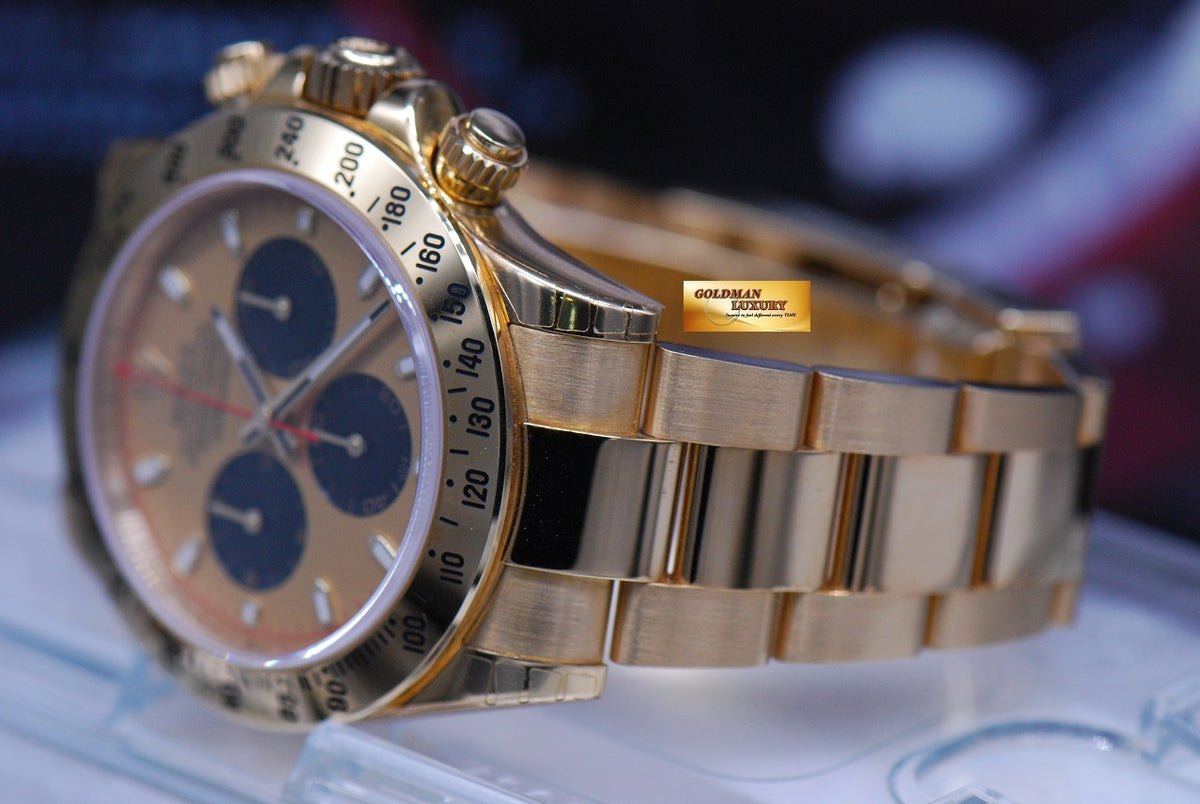 [SOLD] ROLEX OYSTER PERPETUAL DAYTONA 18K YELLOW GOLD Ref : 116528 (MINT) (UNDER 5 YEARS WARRANTY)
