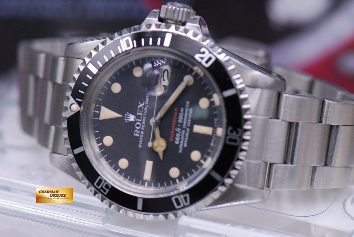 [SOLD] ROLEX OYSTER PERPETUAL RED SUBMARINER Ref 1680 (VINTAGE)