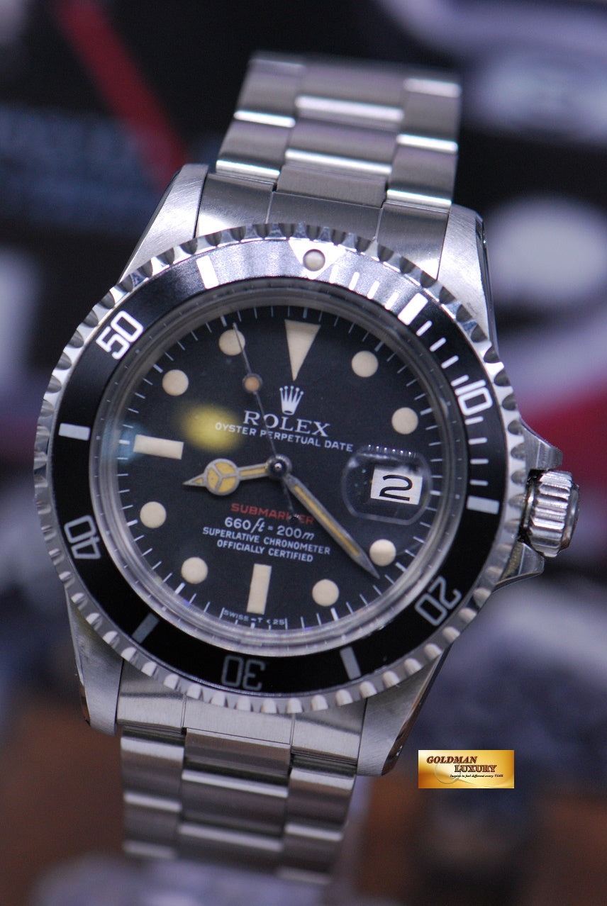 [SOLD] ROLEX OYSTER PERPETUAL RED SUBMARINER Ref 1680 (VINTAGE)