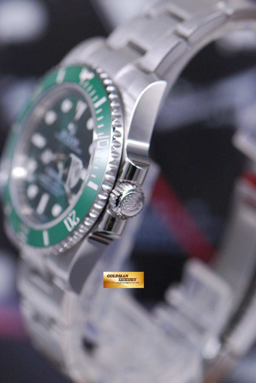 [SOLD] ROLEX OYSTER SUBMARINER “GREEN HULK” 116610LV (NEW-UNWORN)