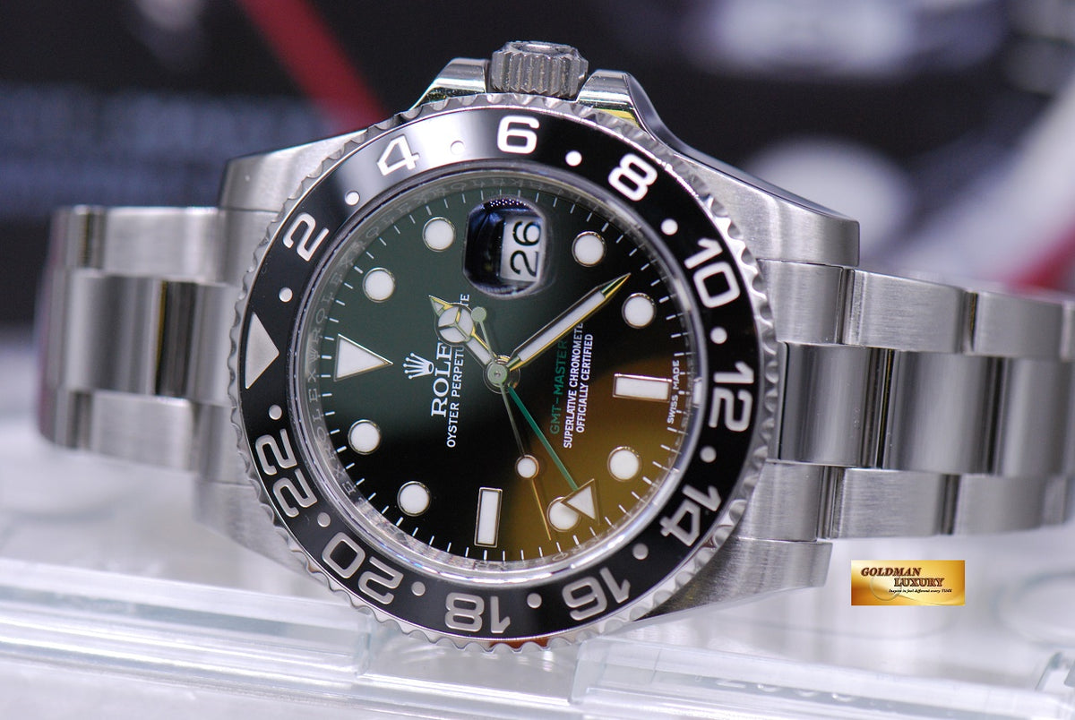 [SOLD] ROLEX OYSTER PERPETUAL GMT-MASTER II CERAMIC BEZEL 116710LN (MINT)