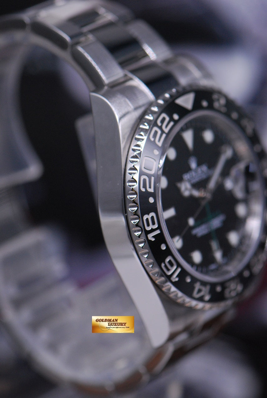 [SOLD] ROLEX OYSTER PERPETUAL GMT-MASTER II CERAMIC BEZEL 116710LN (MINT)