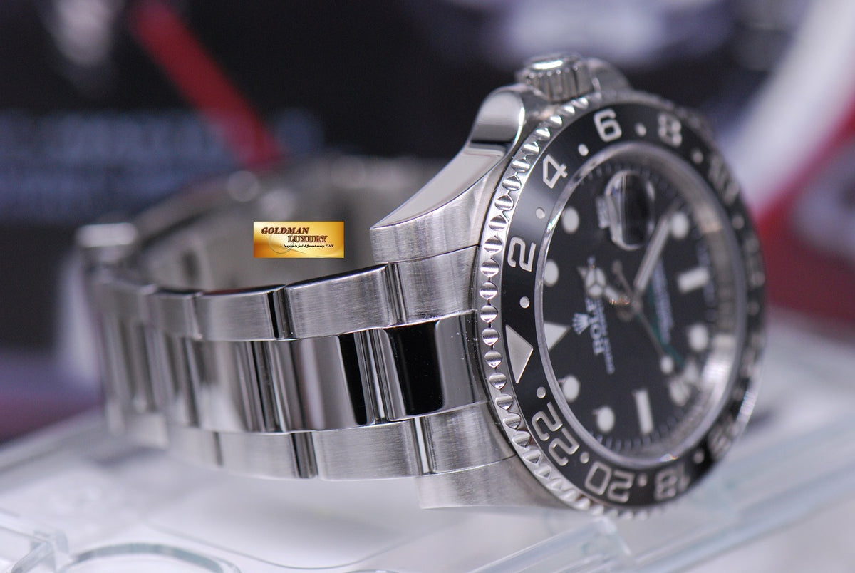 [SOLD] ROLEX OYSTER PERPETUAL GMT-MASTER II CERAMIC BEZEL 116710LN (MINT)