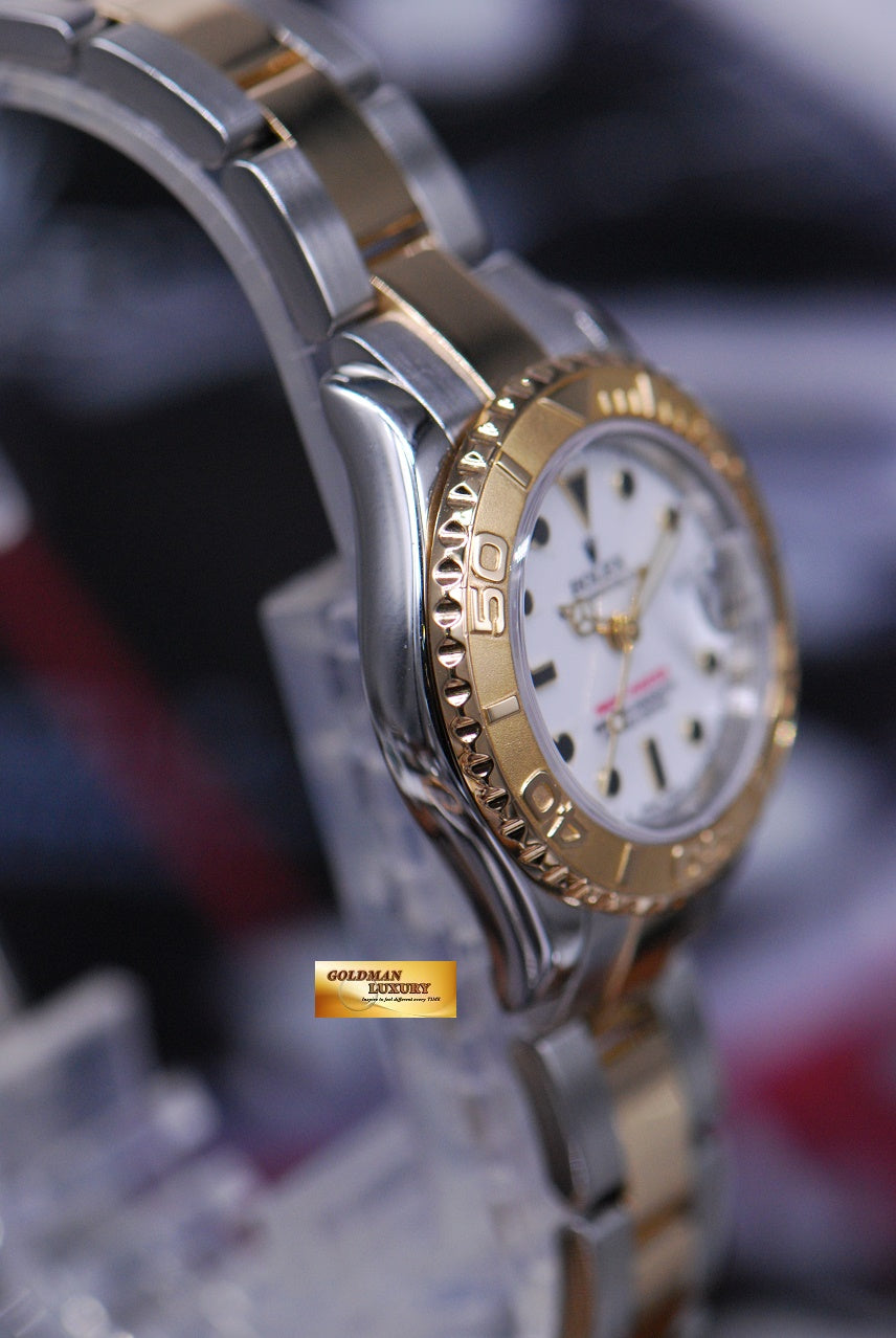 [SOLD] ROLEX OYSTER PREPETUAL YACHT-MASTER LADIES 29mm HALF-GOLD 169623 (MINT)