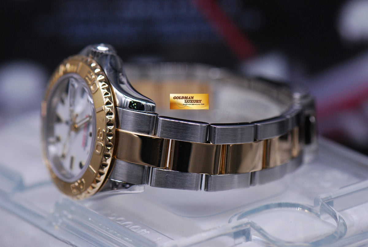 [SOLD] ROLEX OYSTER PREPETUAL YACHT-MASTER LADIES 29mm HALF-GOLD 169623 (MINT)