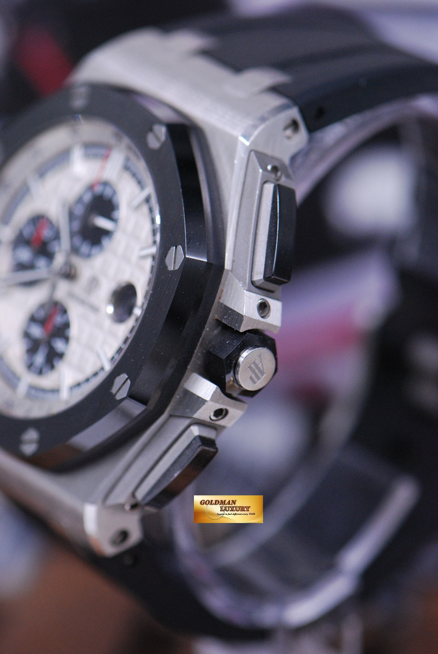 [SOLD] AUDEMARS PIGUET ROYAL OAK OFFSHORE NOVELTY STAINLESS STEEL CERAMIC BEZEL 26400SO (MINT)