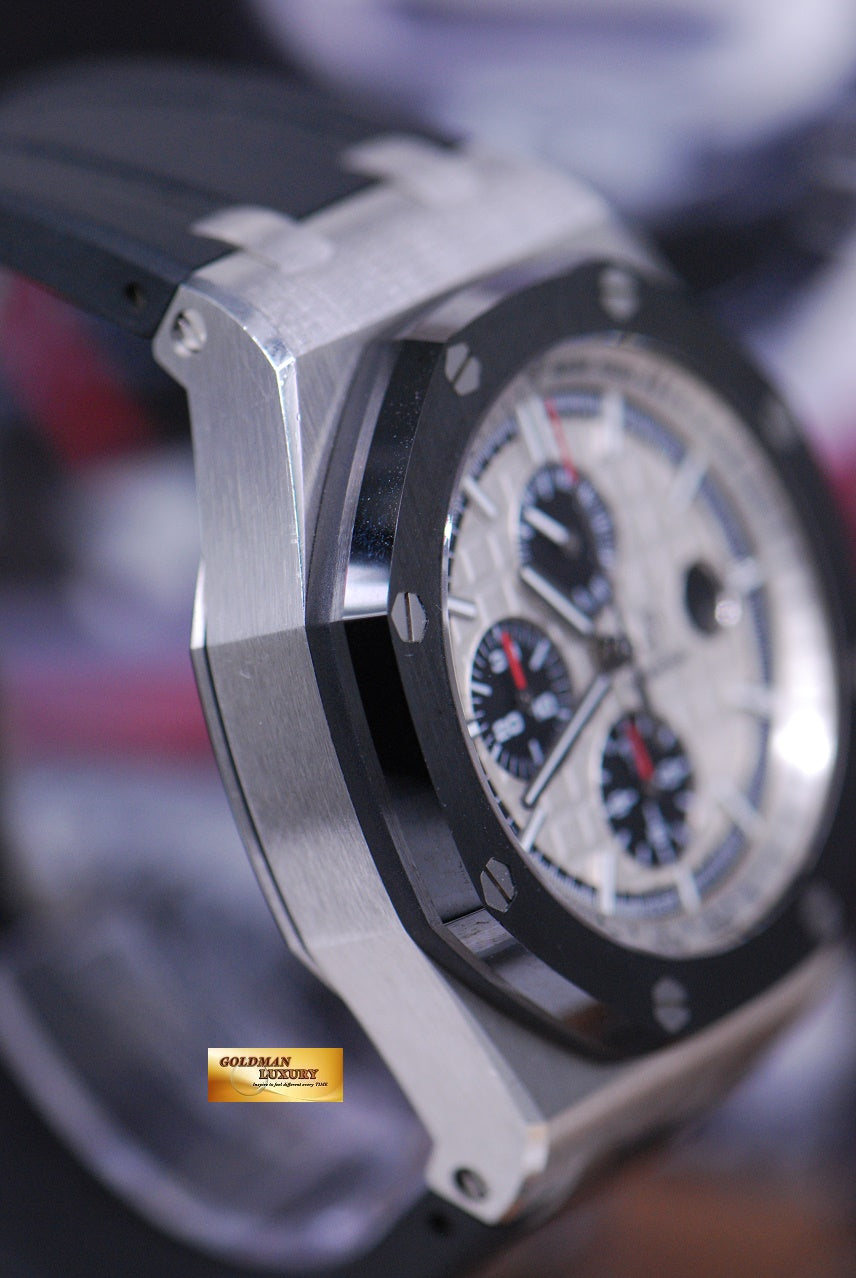 [SOLD] AUDEMARS PIGUET ROYAL OAK OFFSHORE NOVELTY STAINLESS STEEL CERAMIC BEZEL 26400SO (MINT)