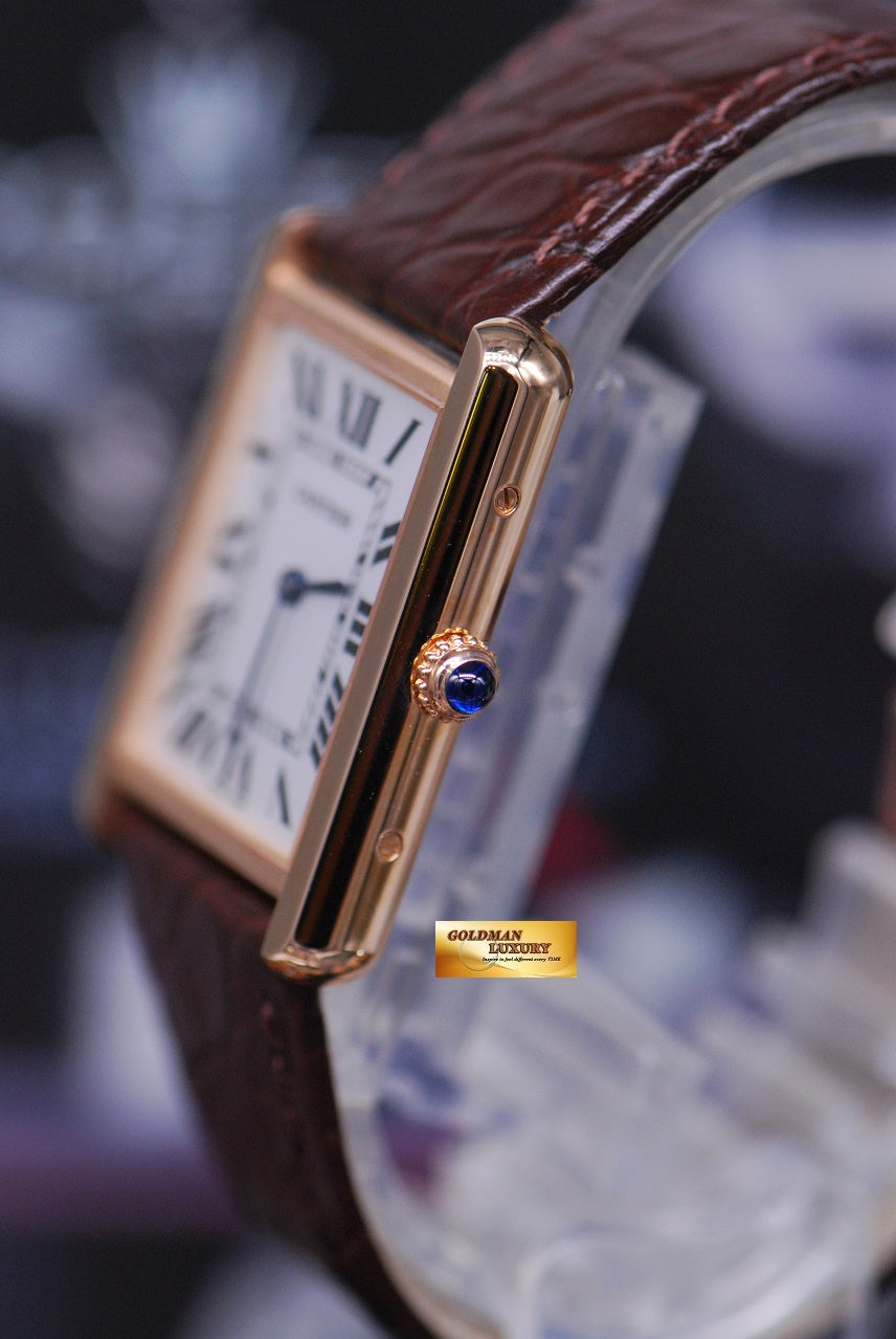 [SOLD] CARTIER TANK SOLO 18K ROSE GOLD / STEEL QUARTZ W5200025 (LNIB)