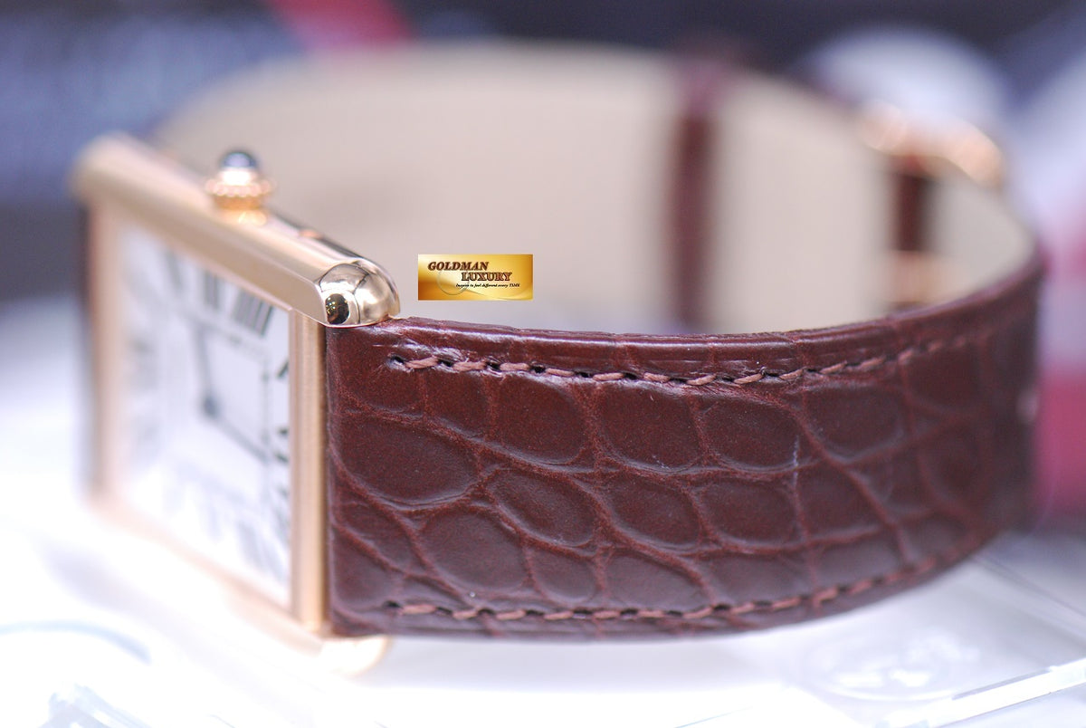 [SOLD] CARTIER TANK SOLO 18K ROSE GOLD / STEEL QUARTZ W5200025 (LNIB)