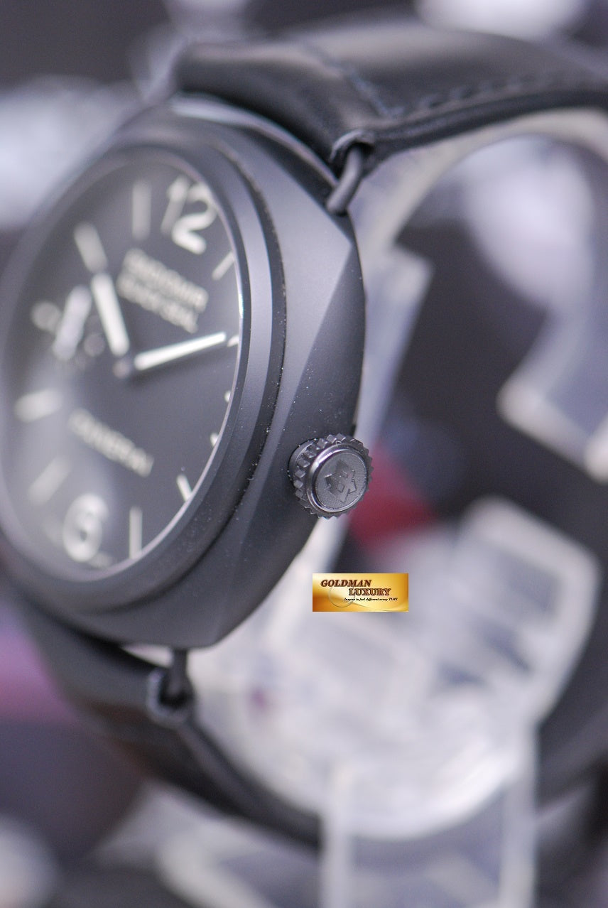 [SOLD] PANERAI RADIOMIR BLACK SEAL 45mm BLACK CERAMIC MANUAL PAM 292 (MINT)