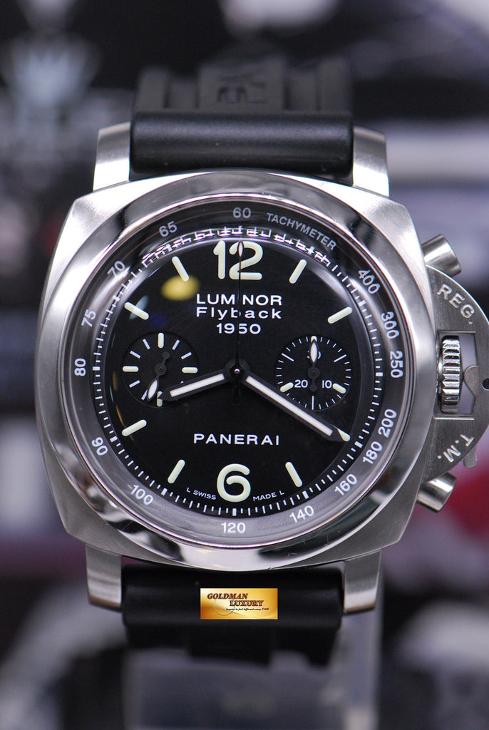 SOLD PANERAI LUMINOR 1950 FLYBACK CHRONOGRAPH AUTOMATIC PAM 212