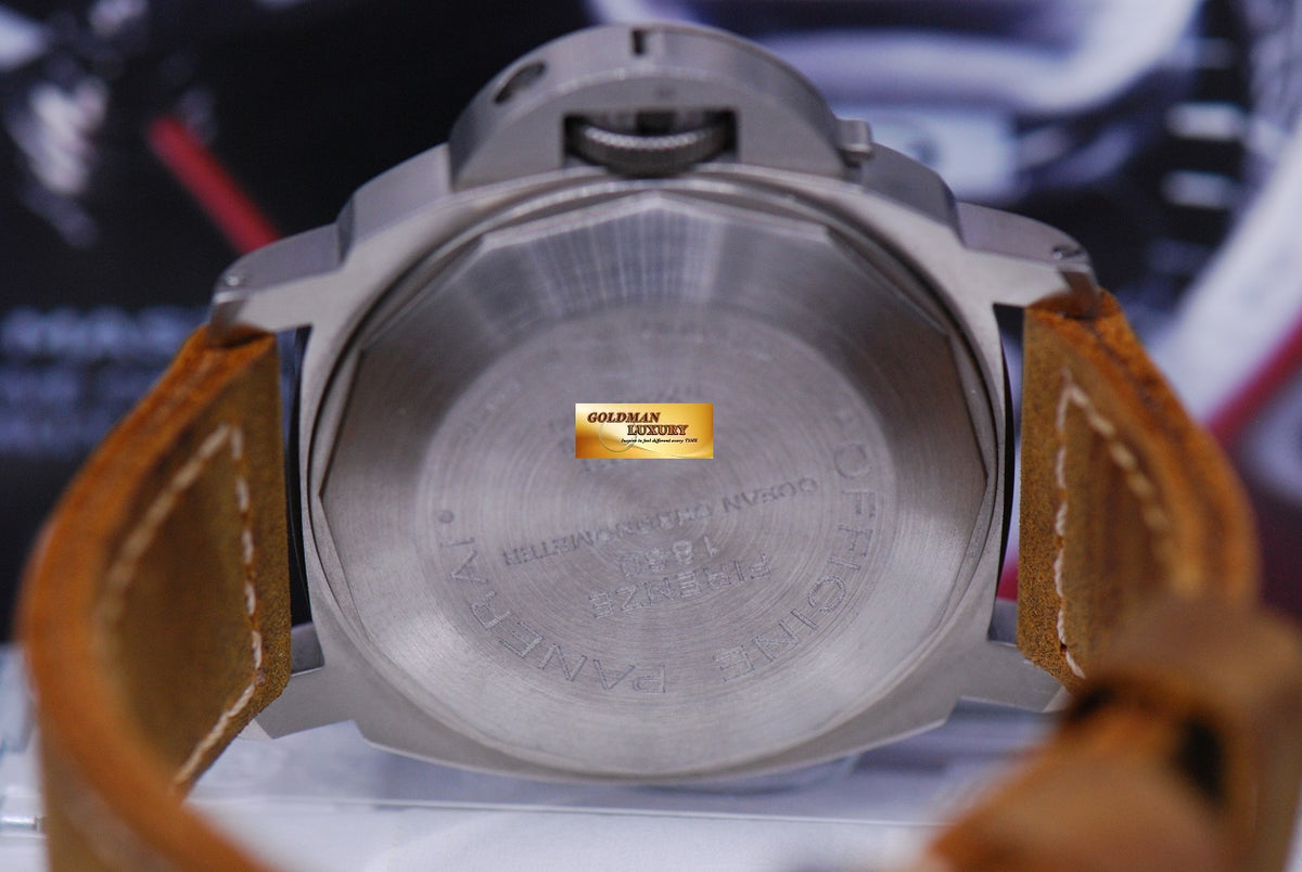 [SOLD] PANERAI LUMINOR GMT 44mm ANTHRACITE BLUE DIAL AUTOMATIC PAM 89 (MINT)