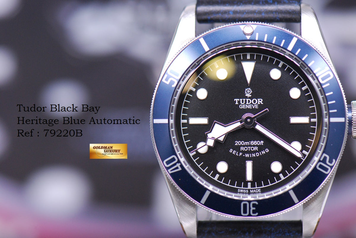 [SOLD] TUDOR BLACK BAY HERITAGE 41mm BLUE BEZEL AUTOMATIC (NEAR MINT)