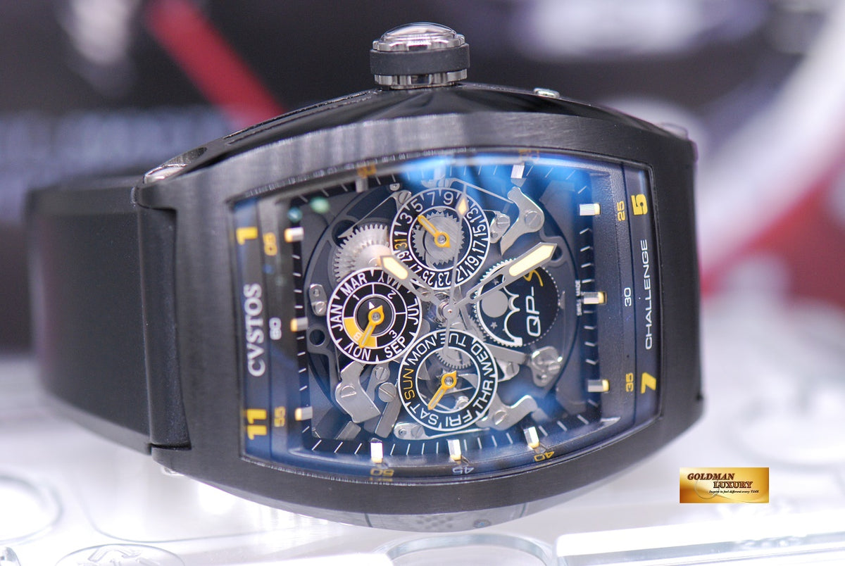 [SOLD] CVSTOS QP-S CHALLENGE PERPETUAL CALENDAR MOONPHASE PVD BLACK AUTOMATIC LIMITED EDITION (MINT)