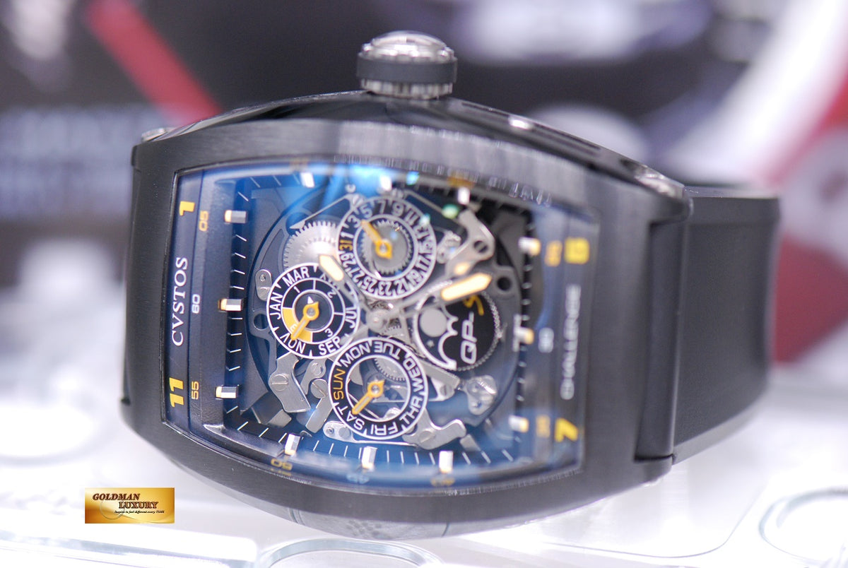 [SOLD] CVSTOS QP-S CHALLENGE PERPETUAL CALENDAR MOONPHASE PVD BLACK AUTOMATIC LIMITED EDITION (MINT)
