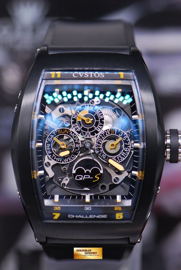 [SOLD] CVSTOS QP-S CHALLENGE PERPETUAL CALENDAR MOONPHASE PVD BLACK AUTOMATIC LIMITED EDITION (MINT)