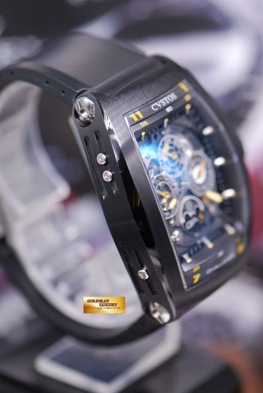 [SOLD] CVSTOS QP-S CHALLENGE PERPETUAL CALENDAR MOONPHASE PVD BLACK AUTOMATIC LIMITED EDITION (MINT)