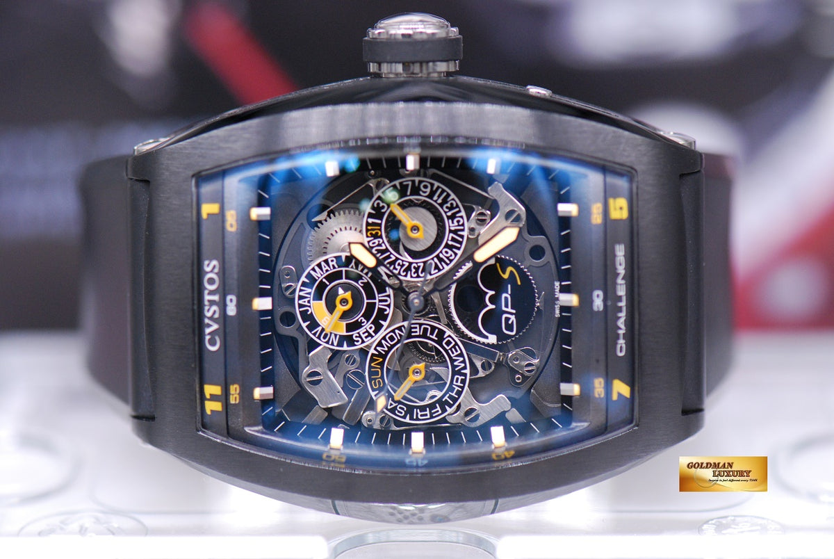[SOLD] CVSTOS QP-S CHALLENGE PERPETUAL CALENDAR MOONPHASE PVD BLACK AUTOMATIC LIMITED EDITION (MINT)