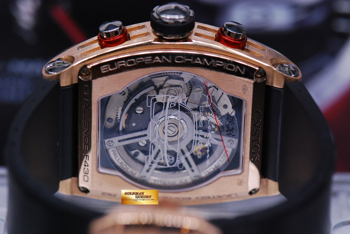 [SOLD] CVSTOS CHRONOGRAPH POWER RESERVE 18K ROSE GOLD AUTOMATIC LIMITED EDITION OF 50 (MINT)