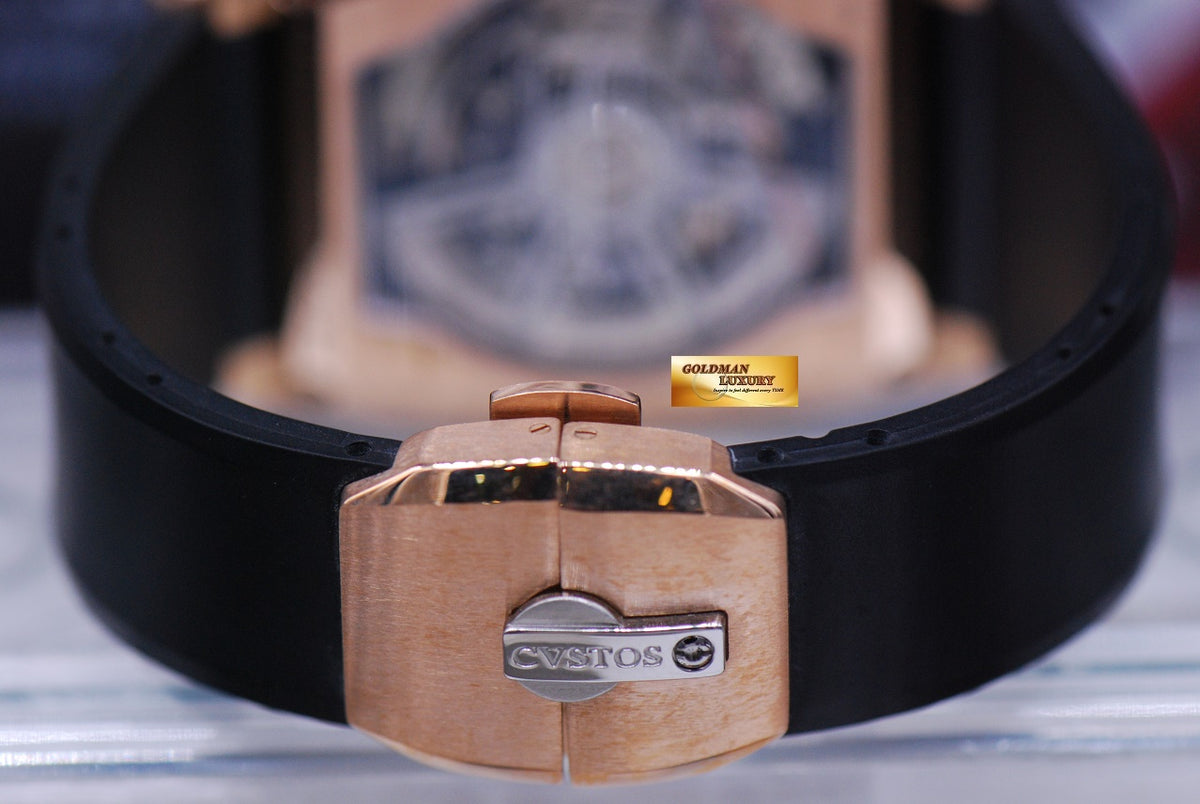 [SOLD] CVSTOS CHRONOGRAPH POWER RESERVE 18K ROSE GOLD AUTOMATIC LIMITED EDITION OF 50 (MINT)