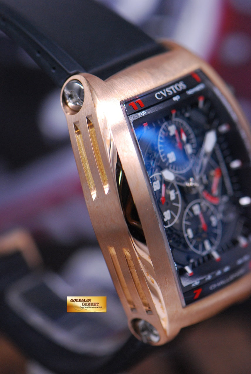 [SOLD] CVSTOS CHRONOGRAPH POWER RESERVE 18K ROSE GOLD AUTOMATIC LIMITED EDITION OF 50 (MINT)