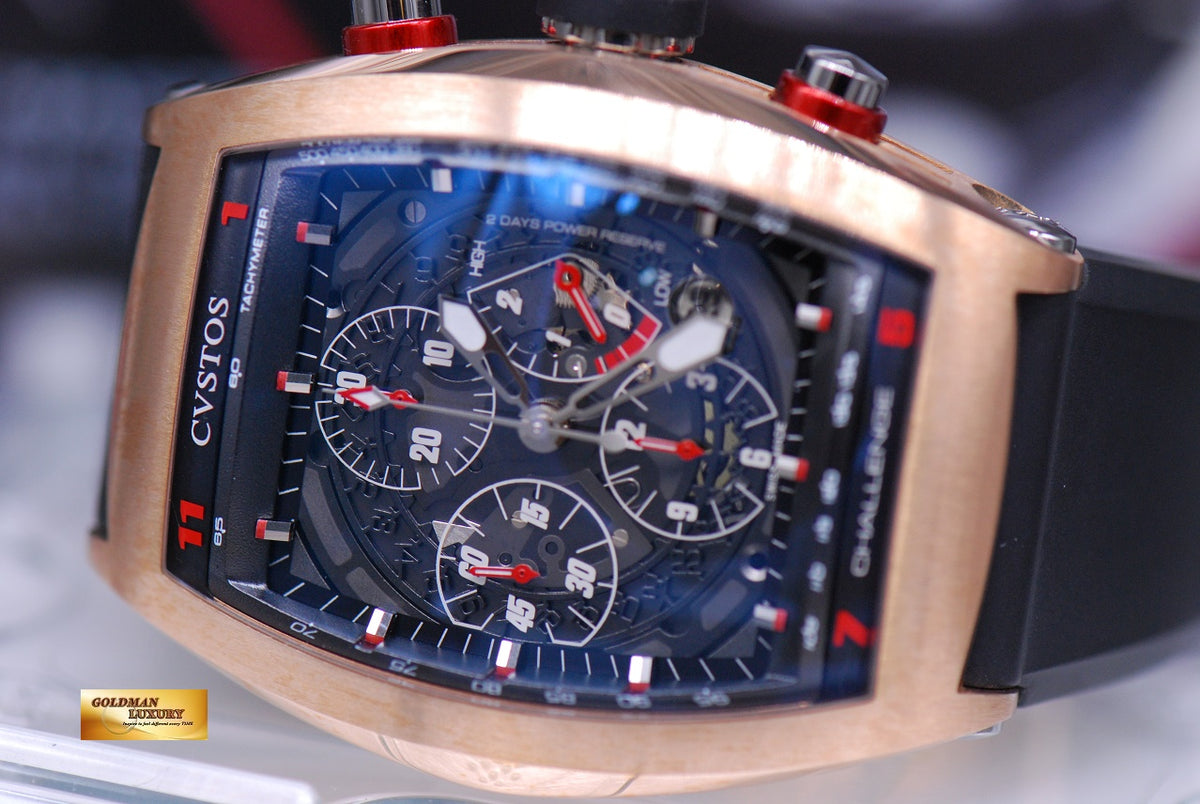 [SOLD] CVSTOS CHRONOGRAPH POWER RESERVE 18K ROSE GOLD AUTOMATIC LIMITED EDITION OF 50 (MINT)