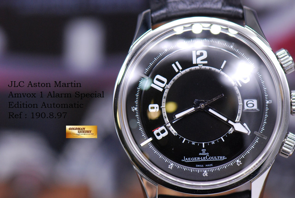[SOLD] JLC ASTON MARTIN AMVOX 1 ALARM SPECIAL EDITION AUTOMATIC 190.8.97 (NEAR MINT)