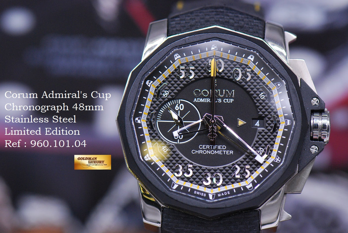 [SOLD] CORUM ADMIRAL’S CUP CHRONOGRAPH 48mm AUTOMATIC LIMITED EDITION 500 PIECES (NEAR MINT)