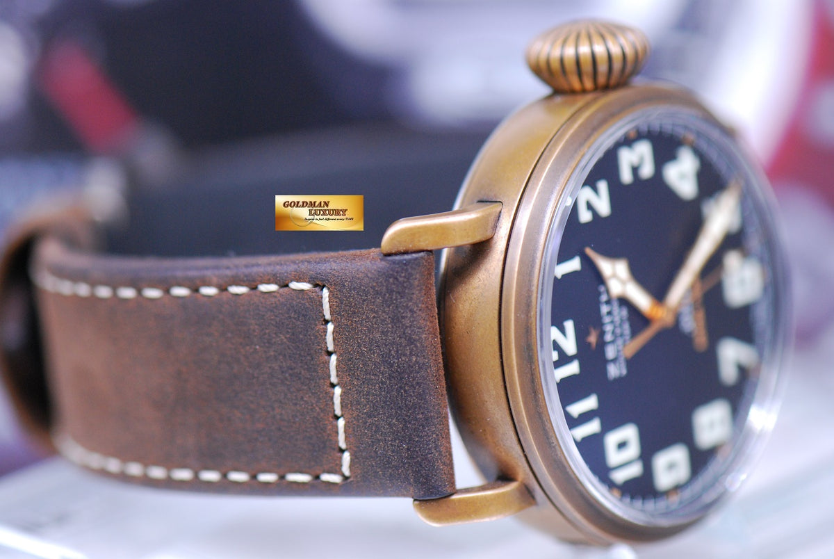 [SOLD] ZENITH PILOT MONTRE D’AERONEF 44mm BRONZE TYPE 20 AUTOMATIC (MINT)