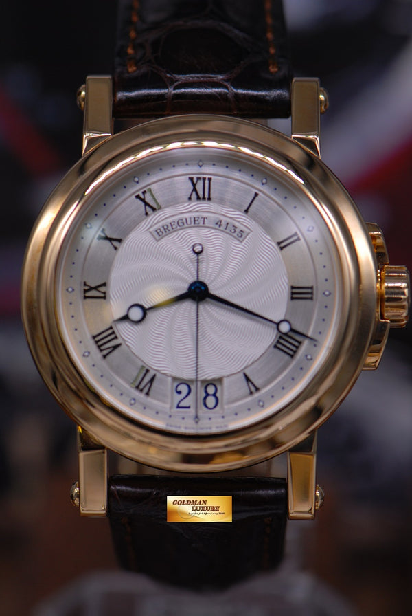 [SOLD] BREGUET MARINE BIG DATE 18K YELLOW GOLD 39mm AUTOMATIC (MINT)