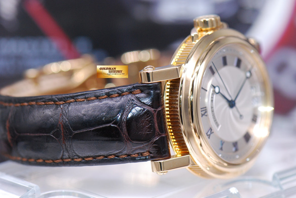 [SOLD] BREGUET MARINE BIG DATE 18K YELLOW GOLD 39mm AUTOMATIC (MINT)