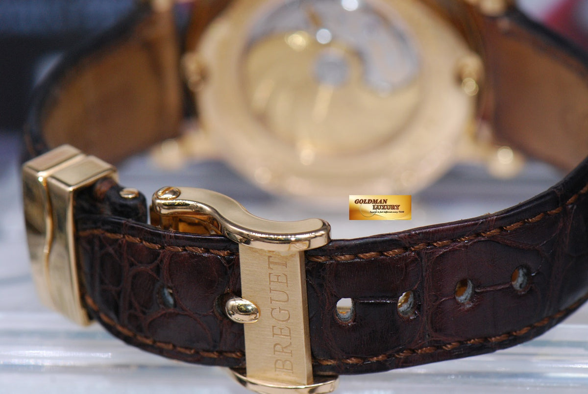 [SOLD] BREGUET MARINE BIG DATE 18K YELLOW GOLD 39mm AUTOMATIC (MINT)