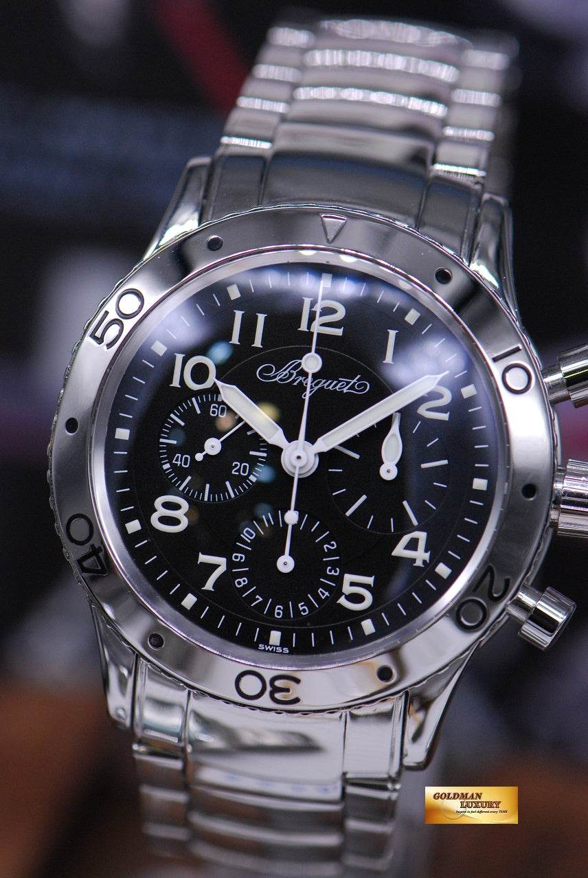 [SOLD] BREGUET AERONVALE TYPE XX SS CHRONOGRAPH  3800 (MINT)