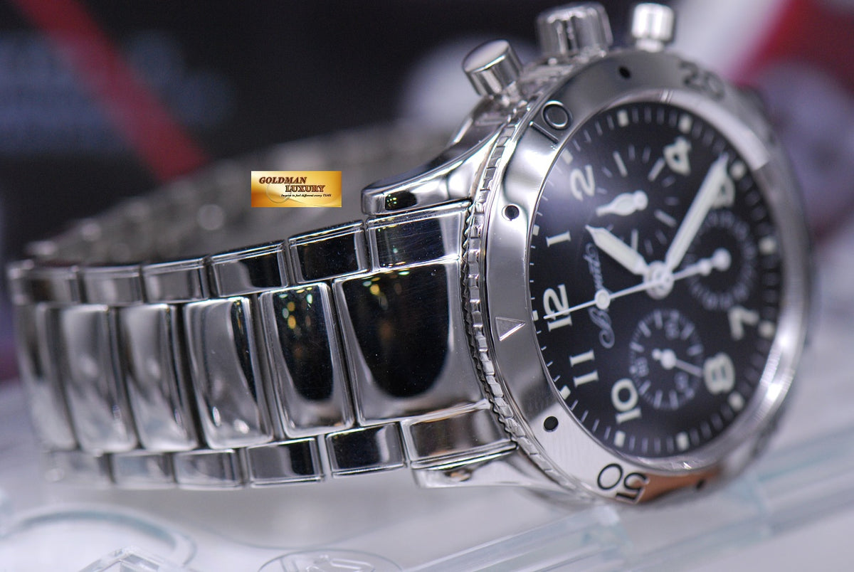[SOLD] BREGUET AERONVALE TYPE XX SS CHRONOGRAPH  3800 (MINT)