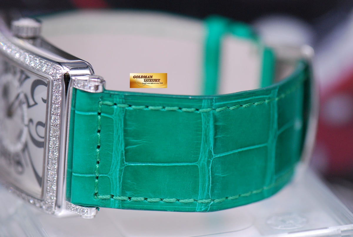 [SOLD] FRANCK MULLER LONG ISLAND DIAMONDS STAINLESS STEEL LARGE QUARTZ 1002 (LNIB)