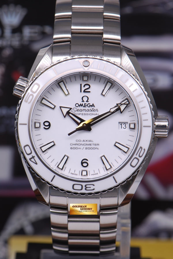 [SOLD] OMEGA SEAMASTER PLANET OCEAN 42mm CO-AXIAL WHITE CERAMIC (LNIB)